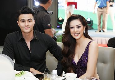 Siêu mẫu Vĩnh Thụy sánh bước cùng Hoa hậu Trần Khánh Vân tặng trang sức làm từ thiện