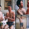 Cảnh thân mật giữa Trương Trí Lâm và Trương Kế Thông
