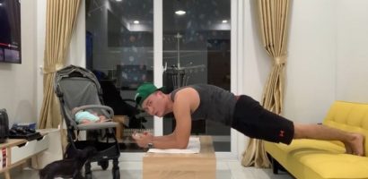 Dàn sao nam chăm chỉ rèn luyện thân thể, lan tỏa năng lượng tích cực