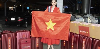 Đỗ Hà mang gần 200kg hành lý, bay gần 30 tiếng để thi Miss World 2021