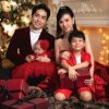 Thu Thủy hạnh phúc đón giáng sinh bên gia đình nhỏ
