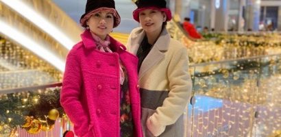 Hà Phương đưa Thu Tuyết đi trượt tuyết, mua sắm ở New York