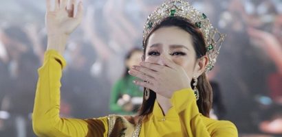 Hoa hậu Thùy Tiên hạnh phúc khi được khán giả quê nhà chào đón