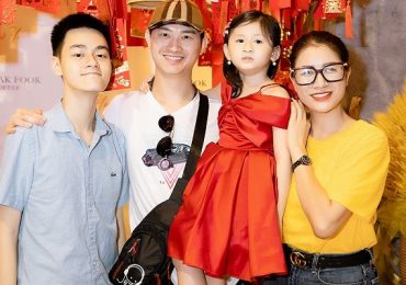 Chồng Việt kiều về nước, Trang Trần khoe ảnh gia đình ngày hội ngộ