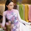 Loạt áo dài vẽ tay độc đáo của NTK Trung Đinh