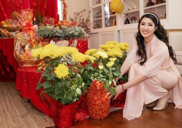 Nguyễn Hồng Nhung cùng bạn bè đón năm mới trên đất Mỹ