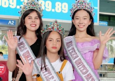 Hoa hậu Như Quỳnh, Phương Nga và Phùng Hiểu Anh đẹp rạng ngời ngày về nước sau đăng quang