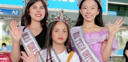 Hoa hậu Như Quỳnh, Phương Nga và Phùng Hiểu Anh đẹp rạng ngời ngày về nước sau đăng quang