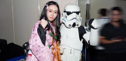 Hoa hậu Ban Mai cosplay thành nhân vật hoạt hình đáng yêu