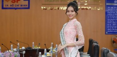 Hoa hậu Kim Ngân: ‘Tôi đề cao nét đẹp học thức và tấm lòng nhân ái’