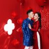 Gia đình Quốc Nghiệp – Ngọc Mai tung bộ ảnh Tết đẹp lung linh