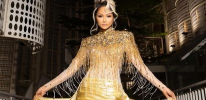 H’Hen Niê phát sáng với bộ cánh đính hàng ngàn viên pha lê