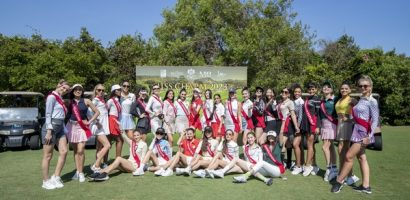 Thí sinh ‘Miss Charm’ khoe dáng gợi cảm trên sân golf