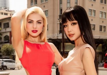 Bảo Ngọc diện layout phá cách đến buổi hẹn cùng Miss Intercontinental Europe