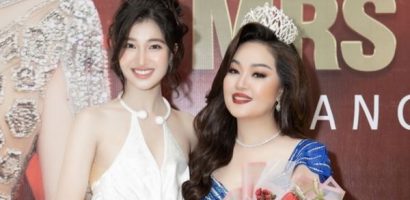 Á hậu Phương Nhi chúc mừng chiến thắng của Hoàng Thanh Nga tại ‘Mrs Univeres’