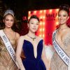 Hoàng Oanh khoe nhan sắc cuốn hút bên đương kim Miss Universe