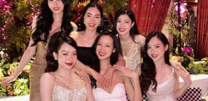 ‘Hội độc thân nhưng không cô đơn’ của ‘bà trùm hoa hậu’ ăn mừng Valentine