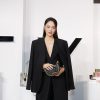 Minh Hằng rạng rỡ sau khi công bố tin vui tại sự kiện ra mắt BST Spring Summer Collection 2023 đến từ LYN