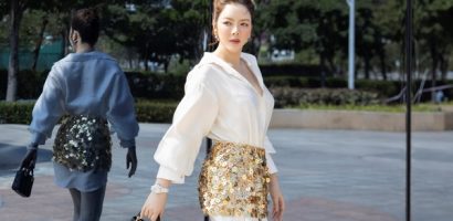 Lý Nhã Kỳ tái xuất trẻ trung tại sự kiện của Mr. Đàm