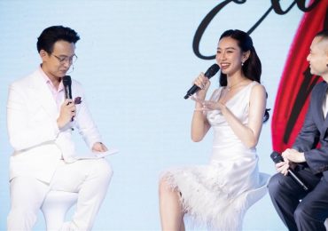 Hoa hậu Thùy Tiên rạng ngời với sắc trắng