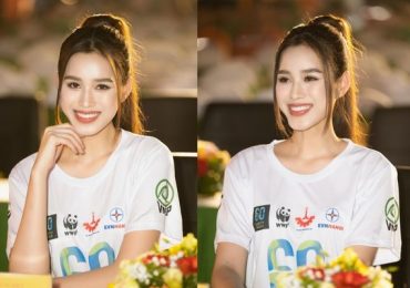 Hoa hậu Đỗ Hà giản dị khi làm Đại sứ Giờ Trái đất 2023