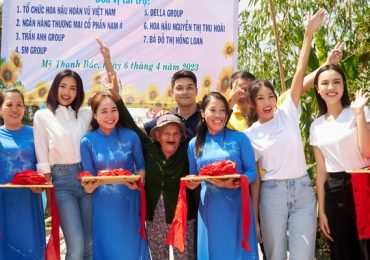 Top 3 Hoa hậu Hoàn vũ Việt Nam tham gia Lễ khánh thành cầu Kênh Nhánh