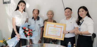 Á hậu Quý bà Đức Hạnh về quê làm từ thiện tại Ninh Thuận