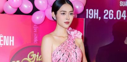 Diệp Bảo Ngọc mặc chiếc váy làm từ 2.000 tấm vé số