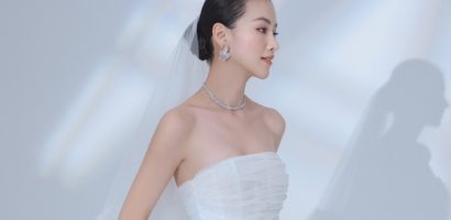 ‘Nàng dâu mới’ Phương Khánh yêu kiều trong áo cưới