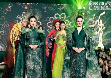 Thiên Ân mở màn, Isabella làm vedette trình diễn áo dài Việt