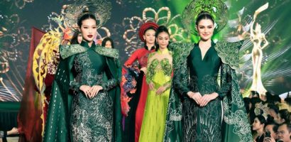 Thiên Ân mở màn, Isabella làm vedette trình diễn áo dài Việt