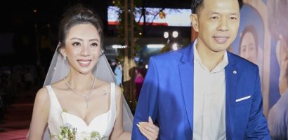 Dàn sao hào hứng đến lễ cưới hoành tráng của Thu Trang
