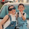 Trà Ngọc Hằng nhắng nhít cùng con gái