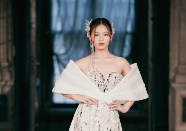 Bảo Hà hóa cô dâu nhí tại trời Tây trong thiết kế của NTK Hoàng Hải