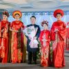 Diện Áo dài Việt Hùng, MC Quỳnh Hoa, Ngọc Trang, Thiên Nga lộng lẫy trên đất Cần Thơ