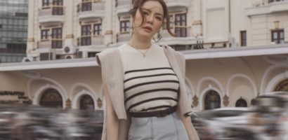 Lý Nhã Kỳ thả dáng street style cực sang chảnh