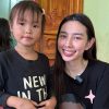 Thùy Tiên hội ngộ Quang Linh trong dự án xây trường cho trẻ em vùng cao