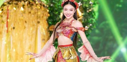 Nguyễn Thuỳ Vi thể hiện 2 nhân vật trong truyện cổ tích Tấm Cám trên sân khấu Miss Grand Vietnam 2023
