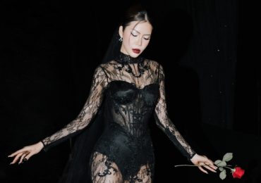 Minh Tú diện đầm phong cách gothic ma mị lên sân khấu Miss Grand Vietnam 2023