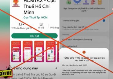 Lời cảnh báo: Mạo danh hướng dẫn cài app của nghành thuế để lừa đảo