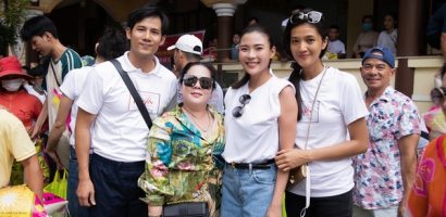 Thúy Diễm, Thanh Thức chia sẻ khó khăn với bà con Bình Định
