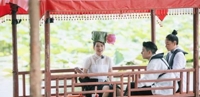 Chi Pu quảng bá văn hoá Việt Nam trong show ẩm thực Trung Quốc