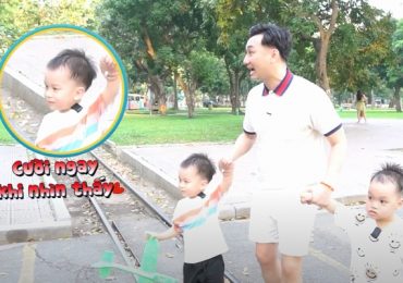 MC Thành Trung ‘3 phần bất lực 7 phần nuông chiều’ hai nhóc tỳ đáng yêu