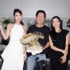 Thạc sĩ Phạm Kim Dung và Hoa hậu Thiên Ân đón chủ tịch Miss Grand International