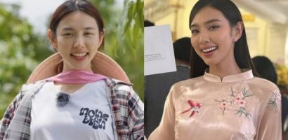 Thùy Tiên ‘phân thân’ một bên đi làm nông dân, một bên đi dự sự kiện do chủ tịch nước chủ trì