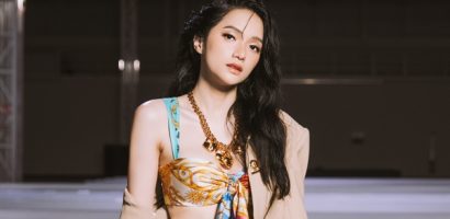 Hương Giang tham dự show diễn của nhà mốt Moschino tại Milan Fashion Week