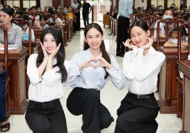 Top 3 Miss World Vietnam 2022 làm thiện nguyện kỷ niệm 1 năm đăng quang