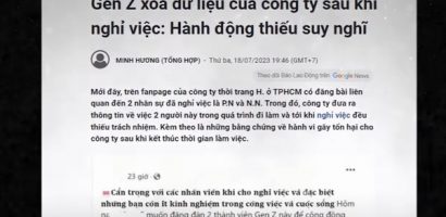 Câu chuyện cuộc sống: Hệ lụy từ nghỉ việc theo cảm xúc