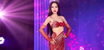 Á hậu Ngọc Hằng bật khóc xúc động trong buổi lễ nhận sash Miss Intercontinental Vietnam 2023