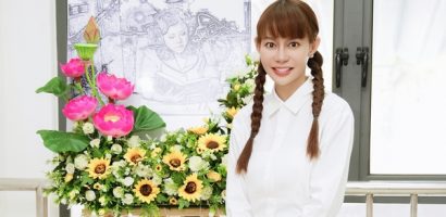 Hoa hậu Hải Dương quyên góp quỹ từ thiện sách nói cho người mù